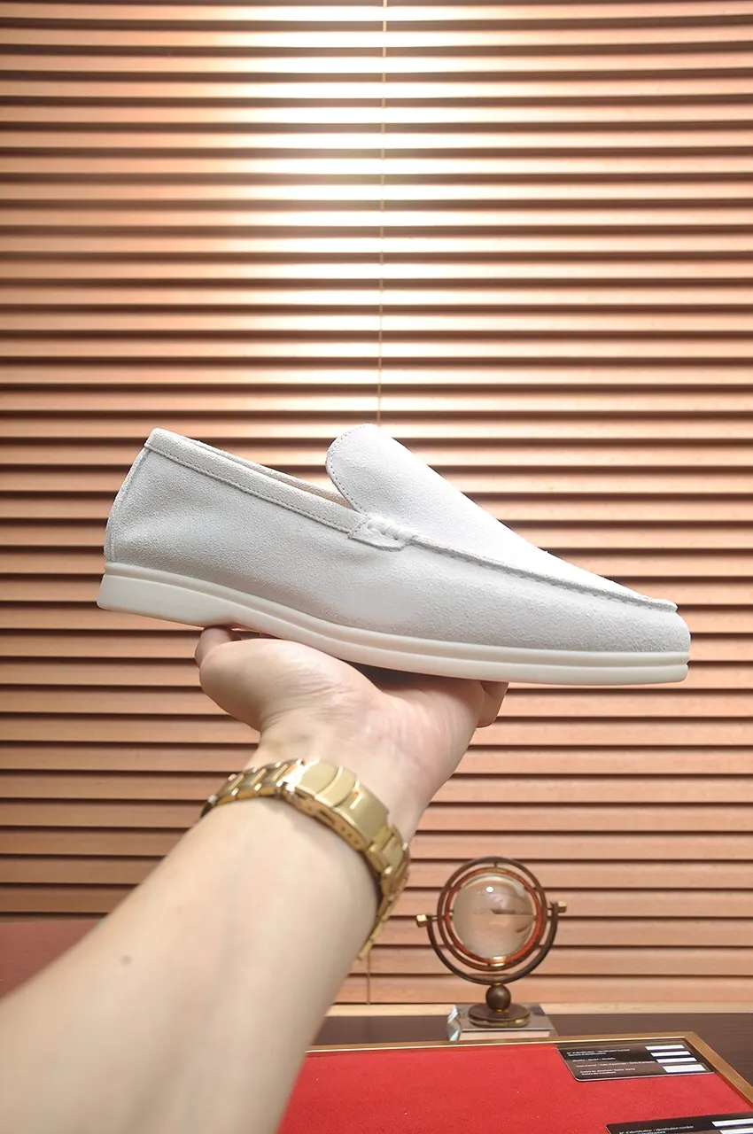 Men's shoes 💰400💶[𝐥𝐨𝐫𝐨 𝐏𝐢𝐚𝐧𝐚] [Couple model] High-end quality, affordable price, LP classic loafers, Italian treasure brand, the only brand that can match Hermès! Only after wearing it do we know that we can’t live up to our feet. Women’s code: 35-40 (customized sizes 34, 41, 42 are non-returnable) Men’s code: 38-44 (customized 45, 46, 47, 48 are non-refundable) Fabric: Customized imported cashmere Lining: Customized imported fetal cowhide Foot: Imported benzene-dyed calfskin Outsole: Exclusive original glass rubber outsole